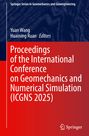 Titel: Proceedings of the International Conference on Geomechanics and Numerical Simulation (ICGNS 2025), rot-blaues Design.