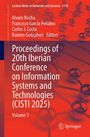 : Proceedings of 20th Iberian Conference on Information Systems and Technologies (CISTI 2025), Buch