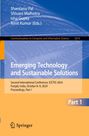 Emerging Technology and Sustainable Solutions, Buch