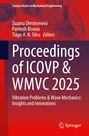 Titel: "Proceedings of ICOVP & WMVC 2025." Oben Zahnräder und technische Zeichnungen, unten rot-orange Hintergrund.