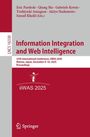: Information Integration and Web Intelligence, Buch