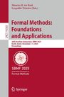 : Formal Methods: Foundations and Applications, Buch