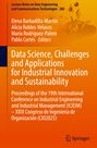 Titel: "Data Science, Challenges and Applications for Industrial Innovation and Sustainability". Orange Hintergrund.