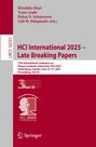 Text: "HCI International 2025 – Late Breaking Papers", darunter "Part III". Logo: Kopf mit Kopfhörern, "HCI 2025".