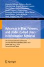 Advances in Bias, Fairness, and Understudied Users in Information Retrieval. Herausgeber: Mehrere Namen. Springer-Logo.