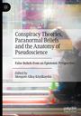'"Conspiracy Theories, Paranormal Beliefs and the Anatomy of Pseudoscience." Unscharfer, farbiger Hintergrund.