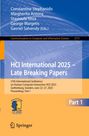HCI International 2025 - Late Breaking Papers, Buch