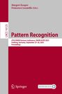 "Pattern Recognition" in großer Schrift, Autoren: Margret Keuper, Francesco Locatello (Eds.), Konferenzdetails unten. Springer-Logo.