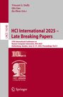 HCI International 2025 - Late Breaking Papers, Buch