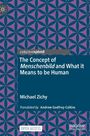 "The Concept of Menschenbild and What it Means to be Human" von Michael Zichy. Ein geometrisches Muster als Hintergrund.