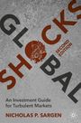 Text: "GLOBAL SHOCKS", "SECOND EDITION", "An Investment Guide for Turbulent Markets", "NICHOLAS P. SARGEN". Graues Cover.
