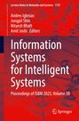 Text: "Information Systems for Intelligent Systems. Proceedings of ISBM 2025, Volume 10." Red-gelbes Hintergrunddesign.