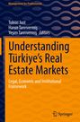 Oben: "Management for Professionals". Mittig: "Understanding Türkiye's Real Estate Markets". Unten: Springer-Logo. Hintergrund in Blau und Orange.