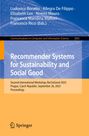 Titel: "Recommender Systems for Sustainability and Social Good", Workshop in Prag, 26. September 2025. Springer-Logo unten.