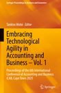 "Embracing Technological Agility in Accounting and Business – Vol. 1" und Details zur Konferenz 2025. Springer-Logo.