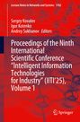 "Proceedings of the Ninth International Scientific Conference 'Intelligent Information Technologies for Industry' (IITI'25), Volume 1." Rote Grafik von verbundenen Molekülen. Springer-Logo.