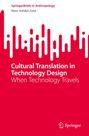 Cover mit roter und weißer Grafik und Text: "SpringerBriefs in Anthropology, Noor Ashikin Said, Cultural Translation in Technology Design, When Technology Travels", Springer-Logo unten rechts.