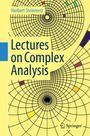 Titel: Lectures on Complex Analysis. Autor: Norbert Steinmetz. Gelber Hintergrund mit komplexen Netzmustern. Springer-Logo.