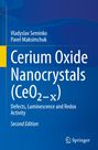 Titel: "Cerium Oxide Nanocrystals (CeO2-x)" Autoren: Vladyslav Seminko, Pavel Maksimchuk. Blaue Buchvorderseite.