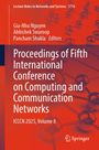 Titel: Proceedings of Fifth International Conference on Computing and Communication Networks. Hintergrund: Rote geometrische Formen.