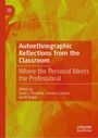 Titel: „Autoethnographic Reflections from the Classroom“. Hintergrund in Gelb-Orange mit abstraktem Muster.
