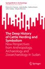 „The Deep History of Cattle Herding and Symbolism“ steht auf rotem Hintergrund mit stilisiertem, weißen Muster. Unten ein Springer-Logo.