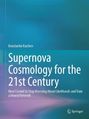 Text: "Konstantin Karchev, Supernova Cosmology for the 21st Century, How I Learnt to Stop Worrying About Likelihoods and Train a Neural Network." Hintergrund: Blau und lila Farbtöne.