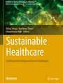 "Sustainable Healthcare: Traditional Knowledge and Current Challenges". Grüne DNA-Helix und Blätter im Hintergrund.