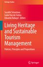 „Living Heritage and Sustainable Tourism Management“ in Großschrift auf rotem Hintergrund, Springer-Logo unten.