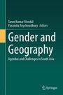 "Gender and Geography: Agendas and Challenges in South Asia" steht auf grünem Hintergrund, Springer-Logo unten.