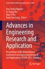 Advances in Engineering Research and Application, Buch