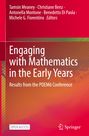 „Engaging with Mathematics in the Early Years“; Autorenliste oben; „OPEN ACCESS“ und „Springer“-Logo unten. Roter Hintergrund.