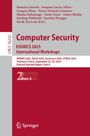 Roter Hintergrund mit Text: "Computer Security", "ESORICS 2025 Workshops". Springer-Logo unten.