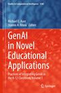 "GenAI in Novel Educational Applications" in weiß auf rotem Hintergrund; oben "Studies in Computational Intelligence".