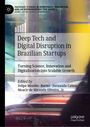 Titel: "Deep Tech and Digital Disruption in Brazilian Startups". Abstrakte farbige Formen im Hintergrund.