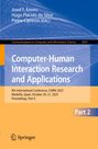 Buchtitel: "Computer-Human Interaction Research and Applications", Konferenzdetails, Springer-Logo unten.