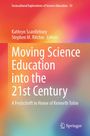 "Moving Science Education into the 21st Century" vor buntem Farbverlauf mit Verlagslogo unten rechts.