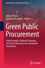 Titel: Green Public Procurement. Autoren: Michal Plaček, Jordi Rosell i Segura. Stadtansicht mit leuchtenden Linien.