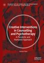 "Creative Interventions in Counselling and Psychotherapy" von Doreen Fleet, auf rotem Hintergrund mit schwarzen Formen.
