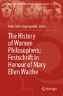 "The History of Women Philosophers: Festschrift in Honour of Mary Ellen Waithe" steht groß auf einem roten Hintergrund.