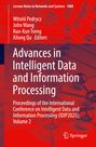 Titel: "Advances in Intelligent Data and Information Processing". Rotes Design mit Molekularstrukturen. Springer-Logo.