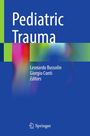 Text: "Pediatric Trauma", "Leonardo Bussolin", "Giorgio Conti", "Editors", "Springer". Blaues Cover, abstrakte bunte Formen.