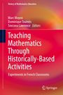 Buchcover: "Teaching Mathematics Through Historically-Based Activities". Bunte Abstraktion in Rot- und Gelbtönen. Springer-Logo.