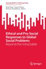 "Ethical and Pro-Social Responses to Global Social Problems: Beyond the Intractable" in weiß auf rotem Hintergrund.