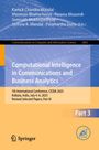 "Buchtitel: Computational Intelligence in Communications and Business Analytics. Unten ein Springer-Logo und CICBA-Logo."