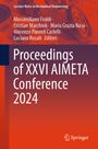 Proceedings of XXVI AIMETA Conference 2024, Buch