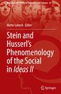 "Stein and Husserl's Phenomenology of the Social in Ideas II" von Mette Lebech. Rotes Cover mit Frauenporträts.