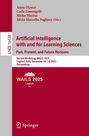 Text: "Artificial Intelligence with and for Learning Sciences. Past, Present, and Future Horizons." Illustration: Burg-Silhouette.