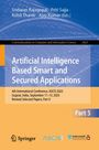 Artificial Intelligence Based Smart and Secured Applications, Buch