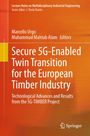 Oben: "Lecture Notes in Multidisciplinary Industrial Engineering". Titel: "Secure 5G-Enabled Twin Transition...". Unten rechts ein Springer-Logo. Hintergrund in Orange.
